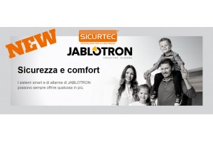 Novità sicurtec: vi presentiamo Jablotron