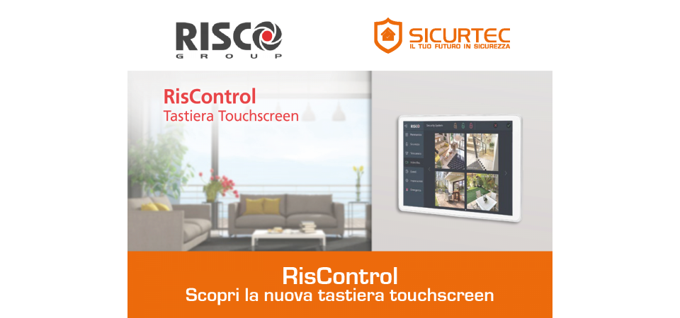 RisControl: scopri la nuova tastiera touchscreen di Risco!   